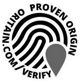 PROVEN ORIGIN ORITAIN.COM/VERIFY logo