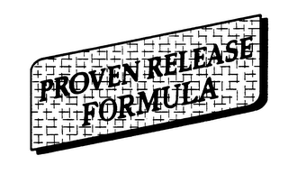 PROVEN RELEASE FORMULA logo
