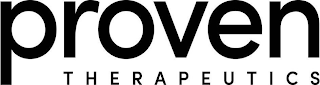 PROVEN THERAPEUTICS logo