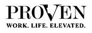 PROVEN WORK. LIFE. ELEVATED. logo