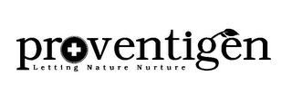 PROVENTIGEN LETTING NATURE NURTURE logo