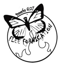 PROVERBS 6:27 FLEE FORNICATION logo