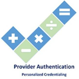 PROVIDER AUTHENTICATION PERSONALIZED CREDENTIALING logo