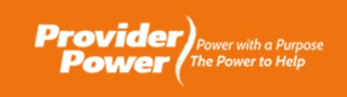 PROVIDER POWER POWER WITH A PURPOSE THE POWER TO HELP logo