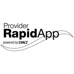 PROVIDER RAPIDAPP POWERED BY EXACT logo
