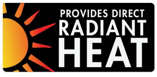 PROVIDES DIRECT RADIANT HEAT logo