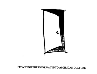 PROVIDING THE DOORWAY INTO AMERICAN CULTURE logo