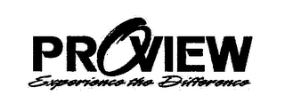 PROVIEW EXPERIENCE THE DIFFERENCE logo