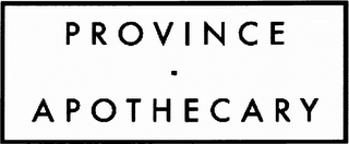 PROVINCE APOTHECARY logo