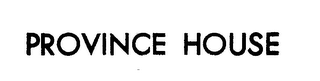 PROVINCE HOUSE logo