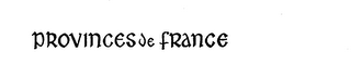 PROVINCES DE FRANCE logo