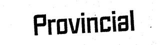 PROVINCIAL logo