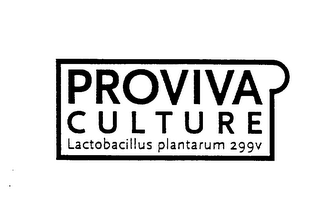 PROVIVA CULTURE LACTOBACILLUS PLANTARUM299V logo