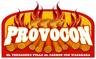 PROVOCON EL VERDADERO POLLO AL CARBON CON WASAKAKA logo