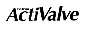 PROVOX ACTIVALVE logo