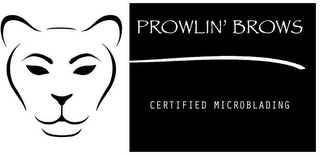 PROWLIN' BROWS CERTIFIED MICROBLADING logo