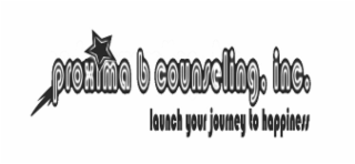 PROXIMA B COUNSELING, INC. LAUNCH YOUR JOURNEY TO HAPPINESS logo