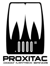 PROXITAC .0000" MATRIX BANDS logo