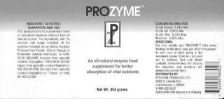 PROZYME logo