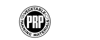 PRP VEGETABLE TANNING MATERIALS logo