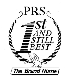 PRS 1ST AND STILL BEST THE BRAND NAME logo