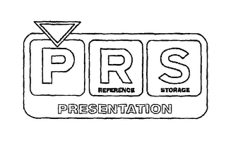 PRS PRESENTATION REFERENCE STORAGE logo