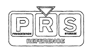 PRS PRESENTATION REFERENCE STORAGE logo