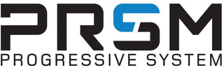 PRSM PROGRESSIVE SYSTEM logo