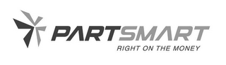 P^RTSM^RT RIGHT ON THE MONEY logo