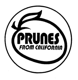 PRUNES FROM CALIFORNIA logo