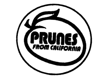PRUNES FROM CALIFORNIA logo