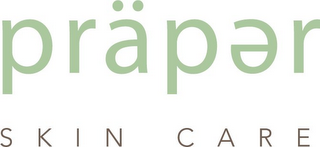 PRÄPER SKIN CARE logo