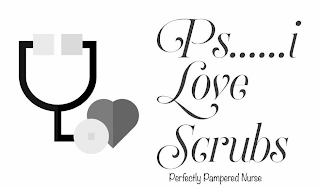 PS...... I LOVE SCRUBS PERFECTLY PAMPERED NURSE logo