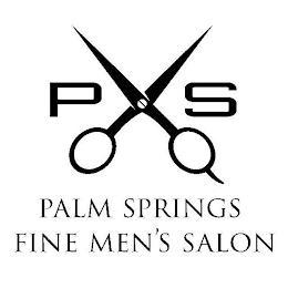 PS PALM SPRINGS FINE MEN'S SALON logo