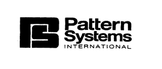 PS PATTERN SYSTEMS INTERNATIONAL logo