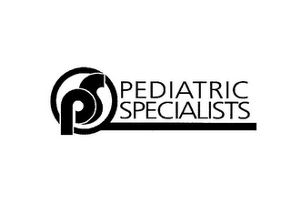 PS PEDIATRIC SPECIALISTS logo