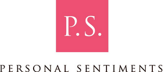 P.S. PERSONAL SENTIMENTS logo