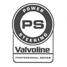 PS POWER STEERING VALVOLINE PROFESSIONAL SERIES logo