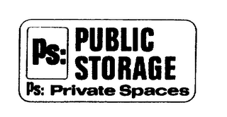 PS: PUBLIC STORAGE PS: PRIVATE SPACES logo