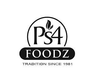 PS4 FOODZ TRADITION SINCE 1981 logo