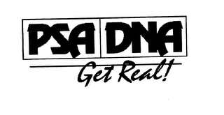 PSA DNA GET REAL! logo