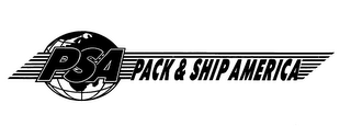 PSA PACK & SHIP AMERICA logo