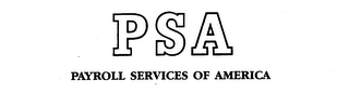 PSA PAYROLL SERVICES OF AMERICA logo