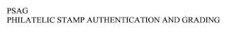 PSAG PHILATELIC STAMP AUTHENTICATION AND GRADING logo