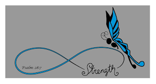 PSALM 28:7 STRENGTH logo