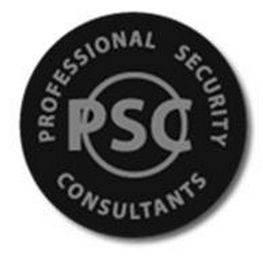 PSC PROFESSIONAL SECURITY CONSULTANTS logo