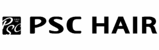 PSC SINCE 1981 PSC HAIR logo