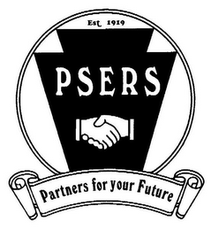 PSERS EST. 1919 PARTNERS FOR YOUR FUTURE logo