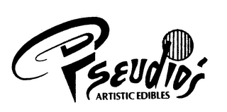 PSEUDIO'S ARTISTIC EDIBLES logo
