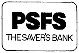 PSFS THE SAVER'S BANK logo